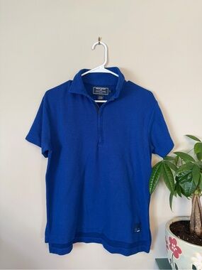Vintage Polo Sport Ralph Lauren Royal Blue Half-Zip Polo